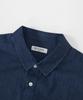 LXT Straight Cotton Longline Denim Shirt [Dark Indigo]