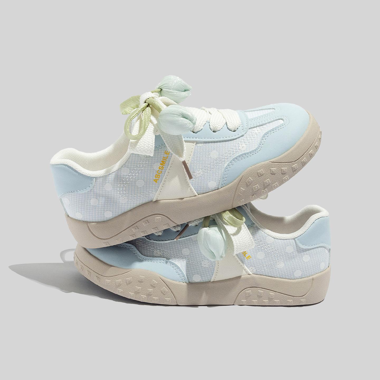 Belle tulip board shoes spring niche soft-soled casual student moral training shoes 35