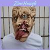 Resident Evil Horror Zombie Mask With Three Eyes Latex For Halloween And Haunted House Decor