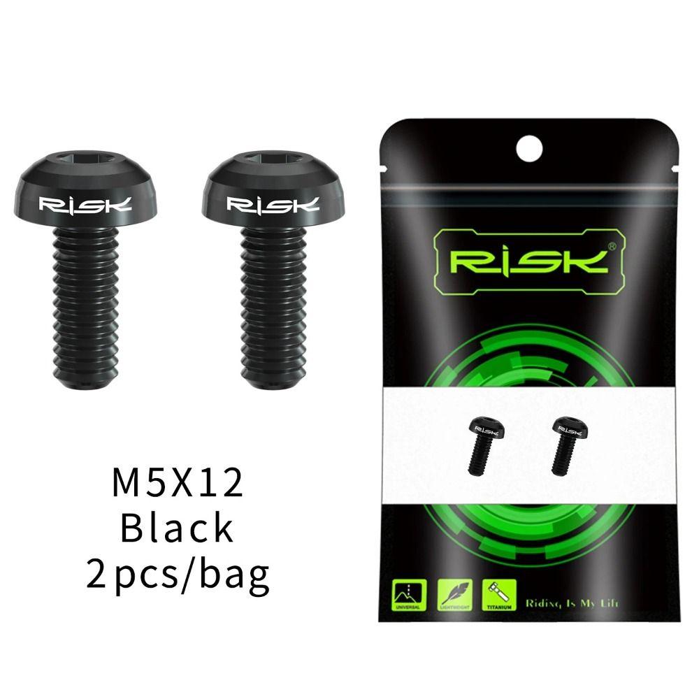 2pcs Fixing Bolts Bike Bottle Holder Screw Titanium Zinc Zinc Alloy Bicycle Water Bottle Fixed Screws MTB