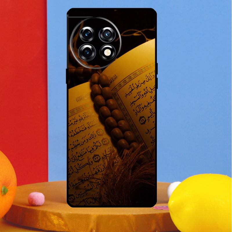 Islamic Book Arabic Quran Muslim Cover For OnePlus 13 13R 12 12R 11 10 Pro 8T 10T OnePlus Nord CE 3 2 4 Lite N30 N20 N10 Case
