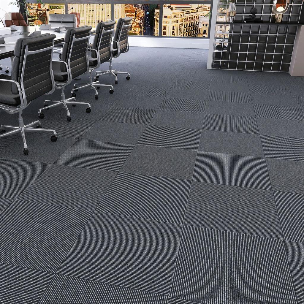 Office Carpet Splicing Square Billiard Hall Bedroom Engineering Room Floor Mat Commercial Pvc Hotel Floor Mat