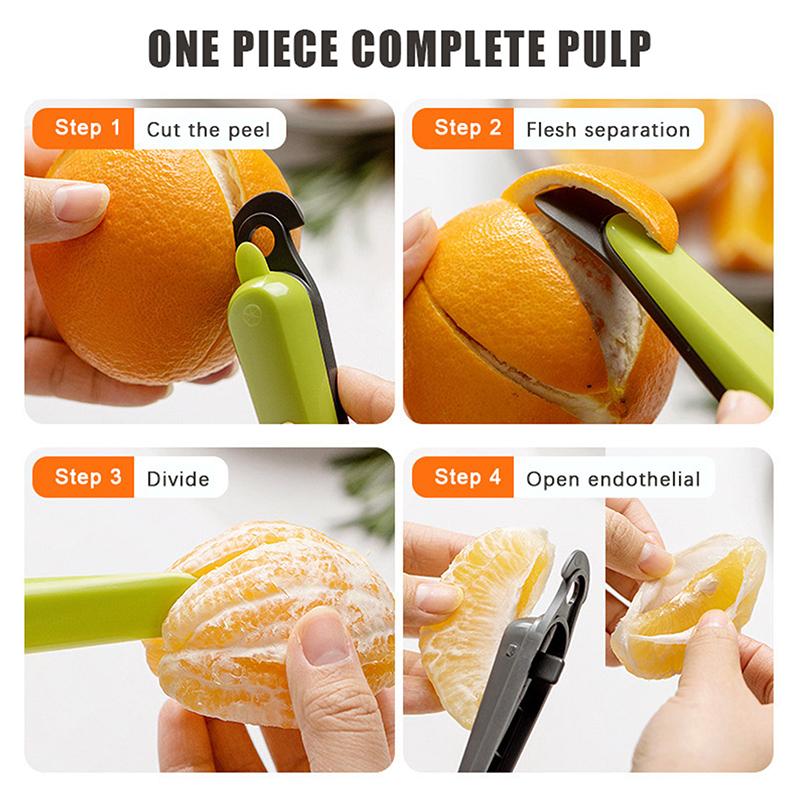 All-in-One Fruit Prep Tool Designed for Lemons, Oranges, Mango Pulp Extraction and Orange Deseeding