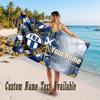 FC Zürich Design Beach Towel Custom Text Large Towel for Beach Vacation