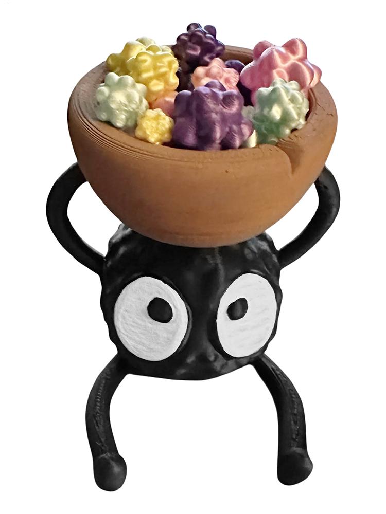 Cute Candlestick Holder Tea Light Candle Holder Briquette 3D Printed Candlestick Stand Cute Candle Holder Tealight Stand