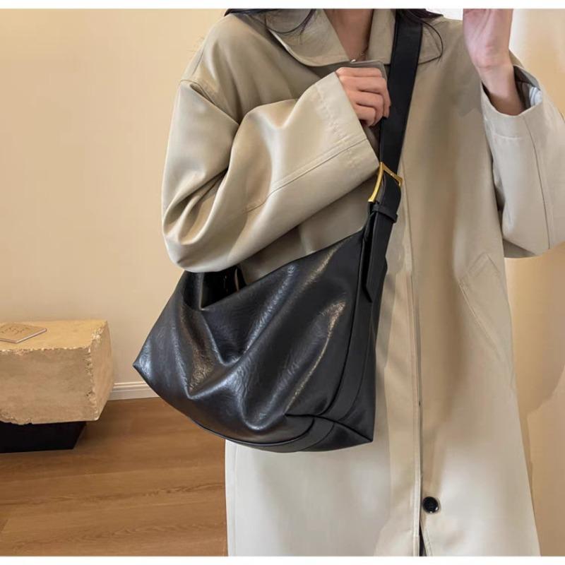 Korean Version of All-in-one Bag Soft Simple Wind Shoulder Bag Large Bag Women's Large Capacity Crossbody Bag Tide