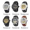 Daniel Douglas DANIEL&DOUGLAS Automatische Skelett Herrenuhr, Braun, Modell DD8806 (DD8806-SVPG)