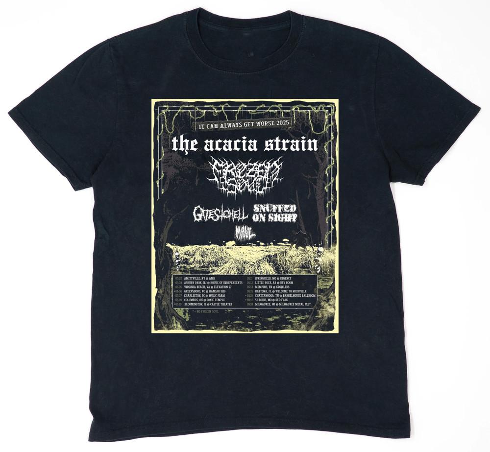 The Acacia Strain Tour 2025 Gift For Fan S to 5XL T-shirt MD1186 Unisex T-Shirt