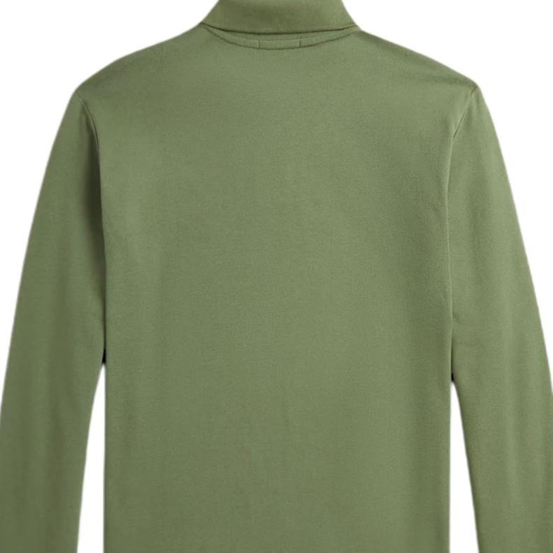 Polo Ralph Lauren SS24 Logo Embroidered Slim Fit Long Sleeve Polo Shirt Men tops Flower-Path-Green MNPOKNI16823993-300