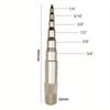 Hand Expanding Tool 6 In 1 Copper Pipe Expander For Repairing Connecting Refrigeration Air Conditioner 1/4-3/4inch