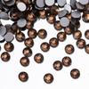 SS10 Glass Nail Rhinestones, Smoked Topaz, Approx. 1440 Pcs, Pack