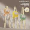 Children's PPSU Tiger Training Chopsticks, Non-Slip Automatic Rebound, Suitable for Ages 1-3.