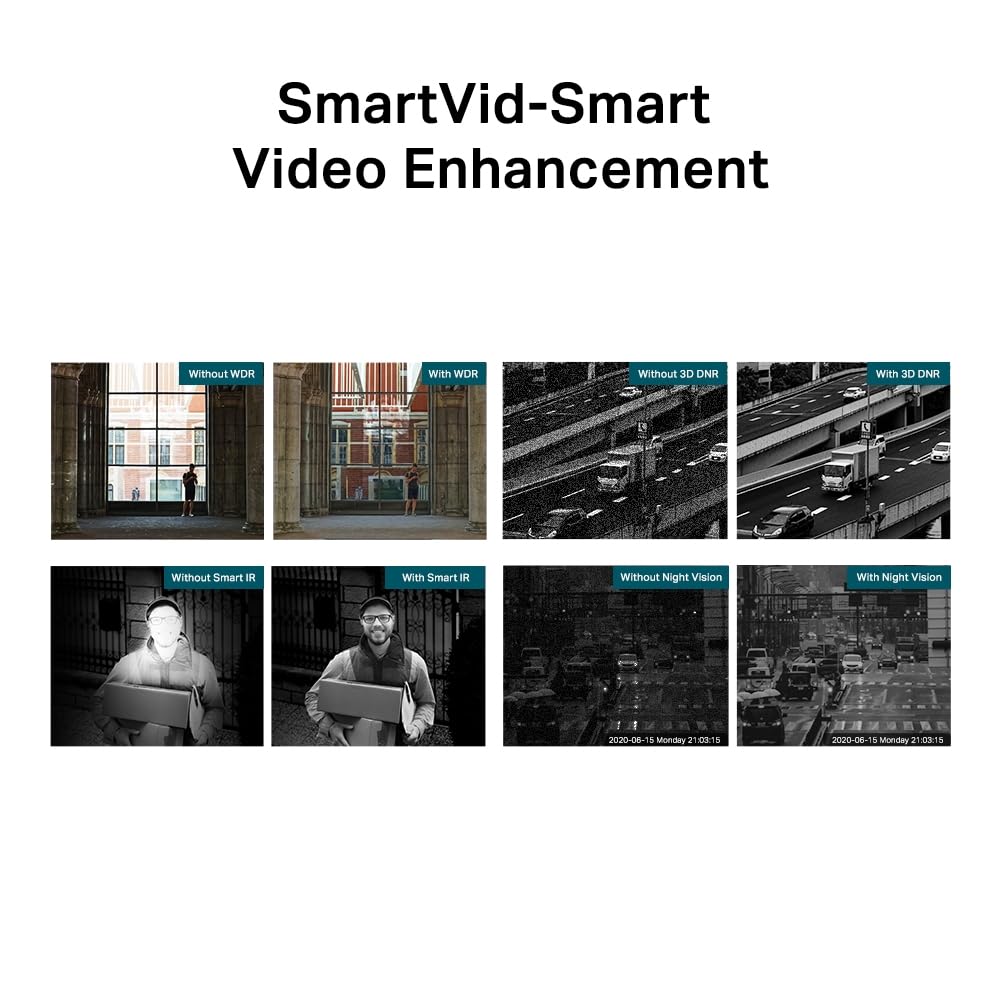 VIGI C350 4mm Lens Smart Outdoor Security Bullet Network Camera 5MP HD Full Color Smart Video Enhancement Waterproof IP67 Smart Detection DC CCTV