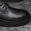 Stivali da uomo impermeabili antiscivolo in stile britannico Scarpe da sposo per matrimonio business Scarpe casual in pelle traspirante da uomo