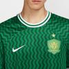 Nike Dri-Fit Logo Badge Pattern Pullover Casual Sports Short Sleeve Football Shirt Men Tops Light-Green HF7422-302