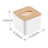 Paper Towel Dispenser Wood Tissue Box Cover Holder Countertops Bathroom Toilet Tissue Box Home Kitchen Paper Extraction