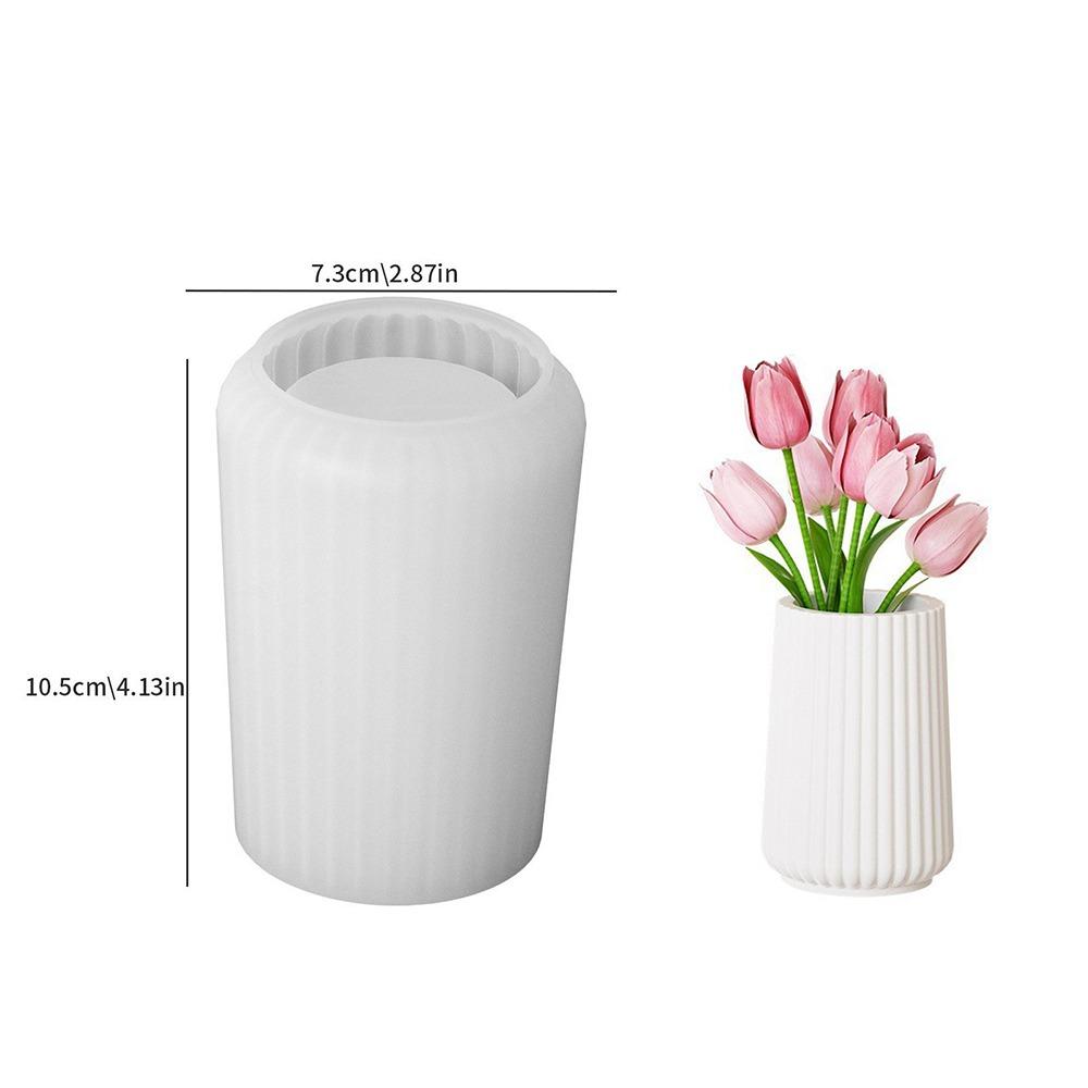 Epoxy Resin Vase Silicone Mold Crystal Epoxy Cake Resin Mold DIY 3D Candle Mold Handmade