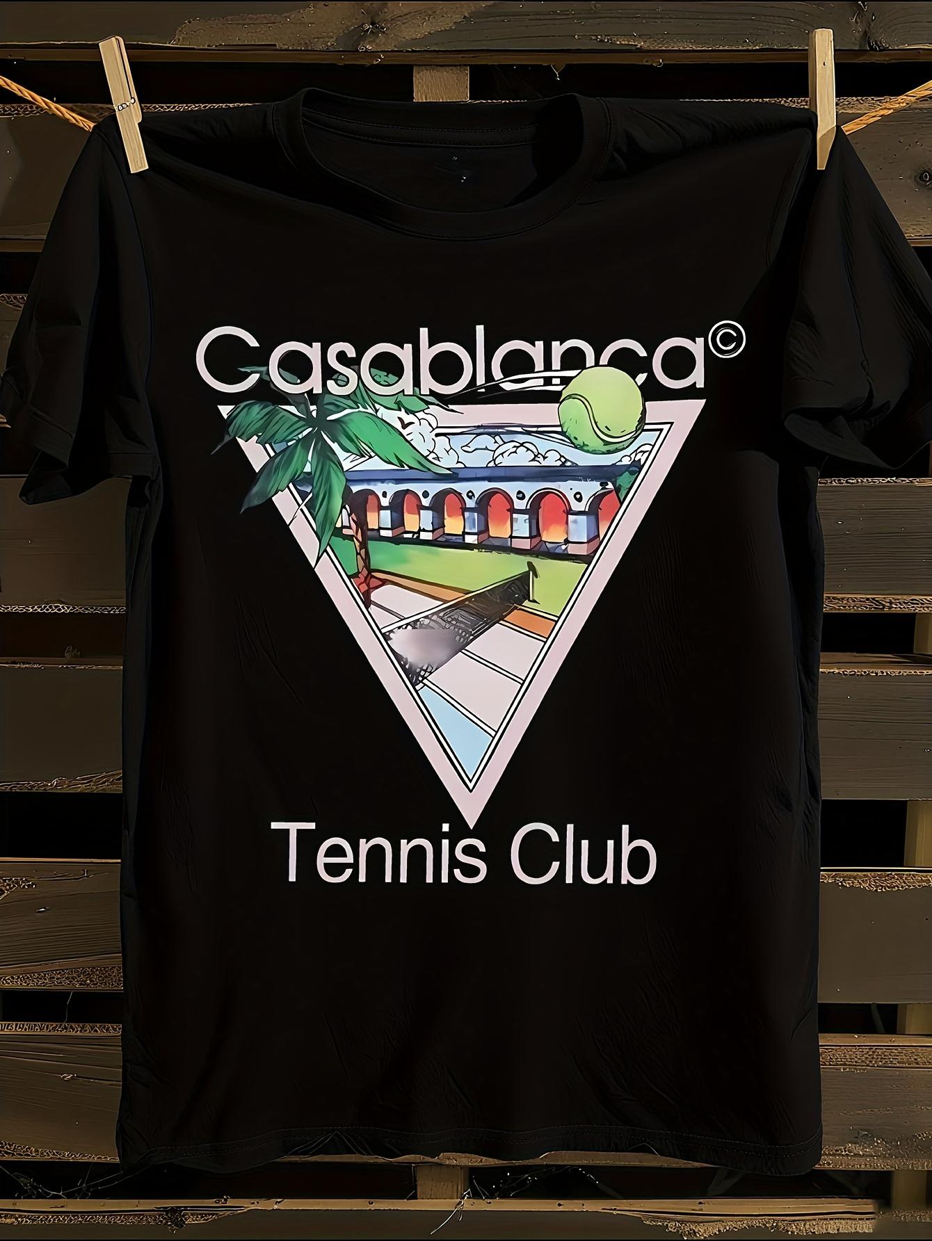 s s Harajuku Tennis-Themed Tshirt S