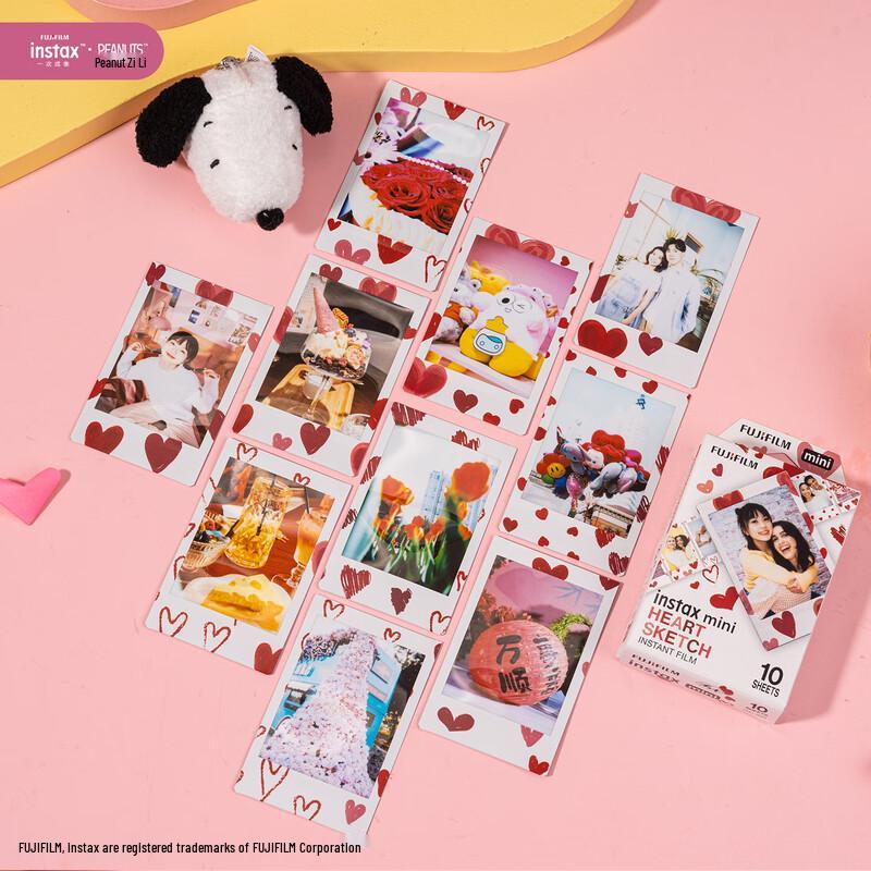 Fujifilm Instax Mini Snoopy 75th Anniversary Heart Film Gift Box (CN version)