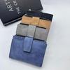Men's High-End Leather Wallet with Multi-Card Slots and Zipper Coin Pouch