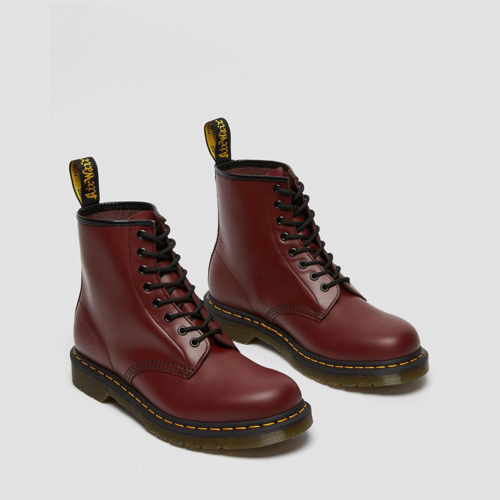 Boots Dr. Martens Cherry Red Smooth 1460 Smooth