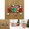 Christmas Tree Ornaments With Density Board Material For Holiday Home Decor