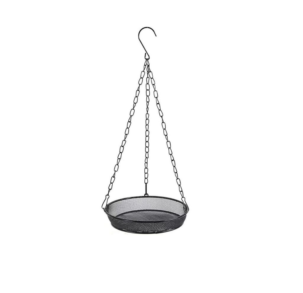 Bird Feeder Outdoor Bird Food Box Hanging Rainproof Automatic Bird Feeder Iron Art