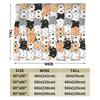 Cute Cat Kitten Cartoon Doodle Throw Blanket Ultra Soft Cozy Fleece Blankets Portable Lightweight Flannel Blanket for Bed Sofa