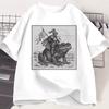 Vintage Medieval Knight T Shirt Funny Frog Knight Rider Tshirt Fashion Cotton Crew Neck Short-sleeved Top Men Women Clothes