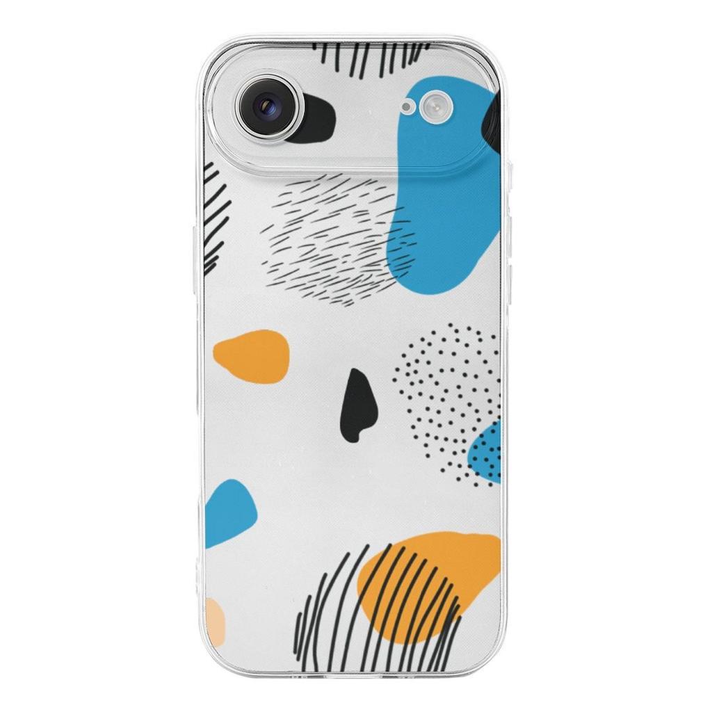 1 Pack For Iphone 17/17Air/17Pro/17ProMax TPU Clear Case With Corner Cushion, Drop Absorption, Anti-Scratch Finish, and Raised Screen Edge