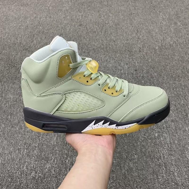 Men Women Basketball Shoes Low Top Synthetic Leather Breathable Outdoor Court Sneakers AJ5 Style