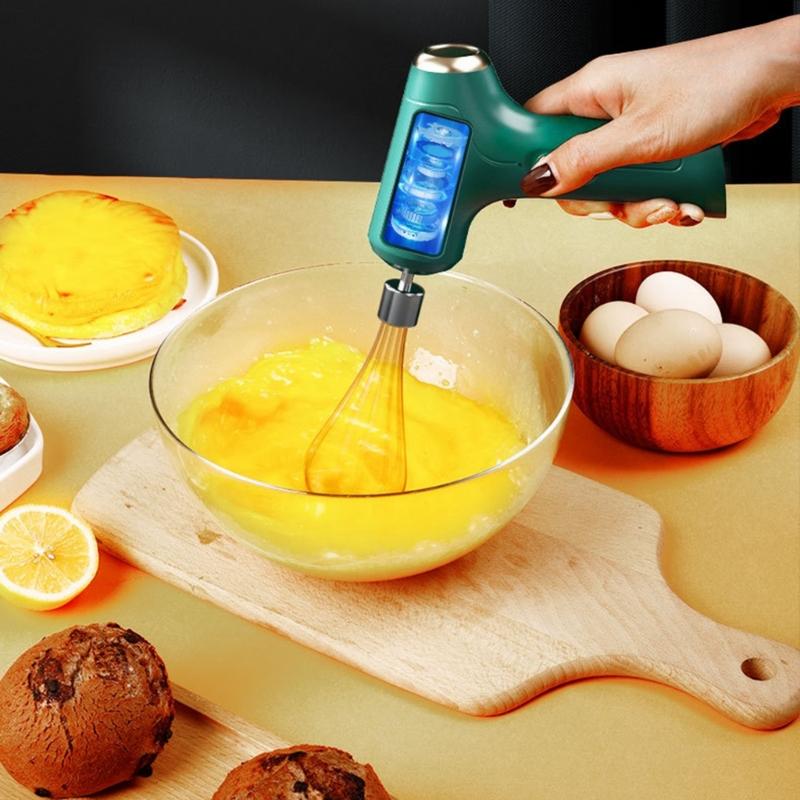 Multifunctional and Practical Hand Mixer Convenient Hand Mixer Electric Cordless 3 SpeedsDetachable Whisks Eggs Beater