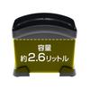 Carmate Car Trash Can with Tray Made In DZ573 (Includes Anti-Tip Support), Black, Japan,