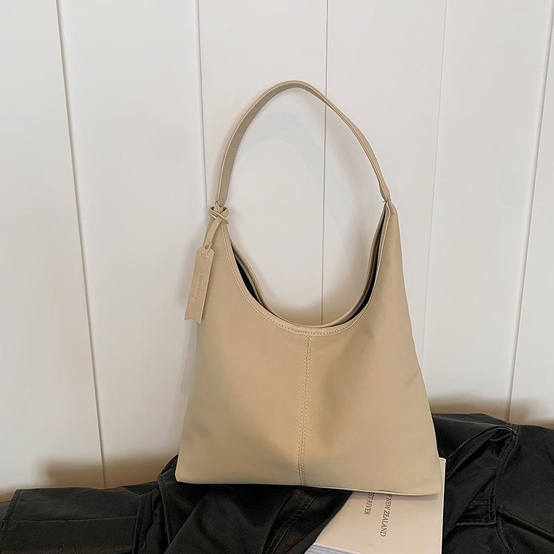 Retro Large-capacity Bag Women's New Casual Versatile Commuter Shoulder Bag Slack Tote Bag