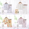 Baby Cotton Summer Pajamas Set With Antibacterial Fabric For Newborns And Toddlers