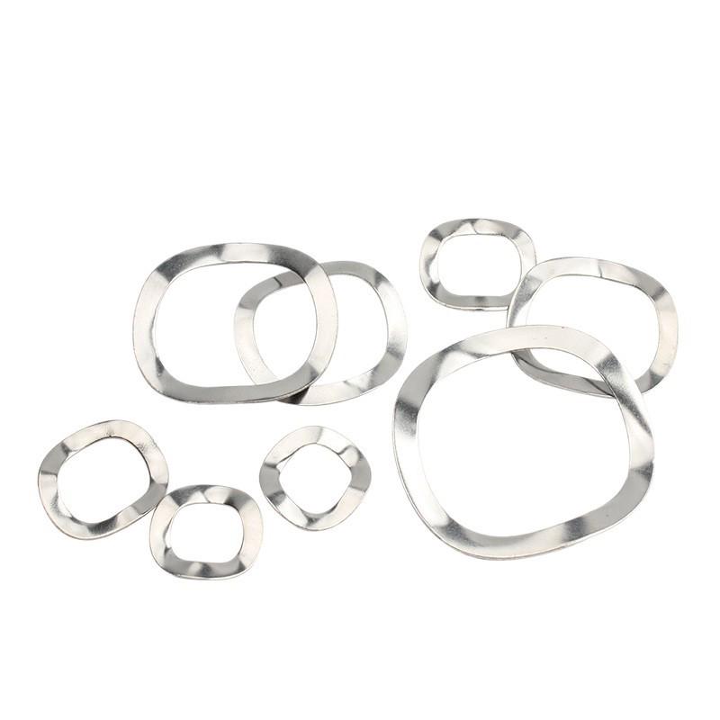 Yigu 304 Stainless Steel M3/M4 Elastic Wave Spring Washer with Anti-Loosening Design