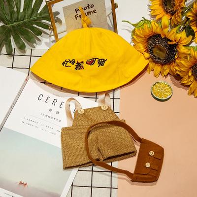 Accessori per Bambole Lalafanfan Cafe Anatra Vestiti Kawaii Anatra con Vestiti Peluche Giocattoli di Peluche Morbidi Fascia per Capelli Regalo Bambini Ragazze