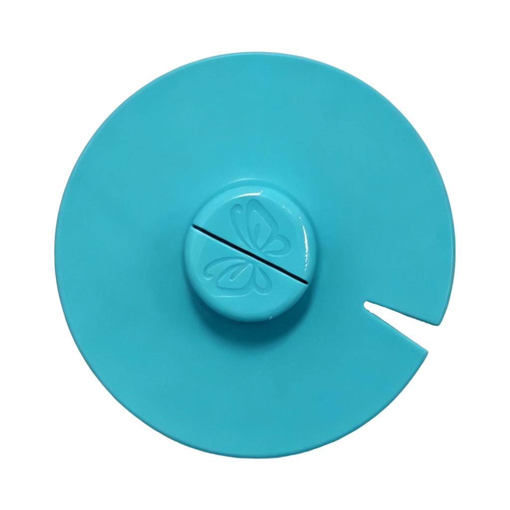 2 Pack Silicone Tea Cup Lid with Tea Bag Squeezer, Fit for Ceramic Mugs, Tea Infuser Strainer for Hot Drinks