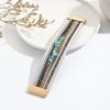 Stone Leather Bracelet for Women Retro Multilayer Crystal Snake Skin Wide Bangles Jewelry Gifts