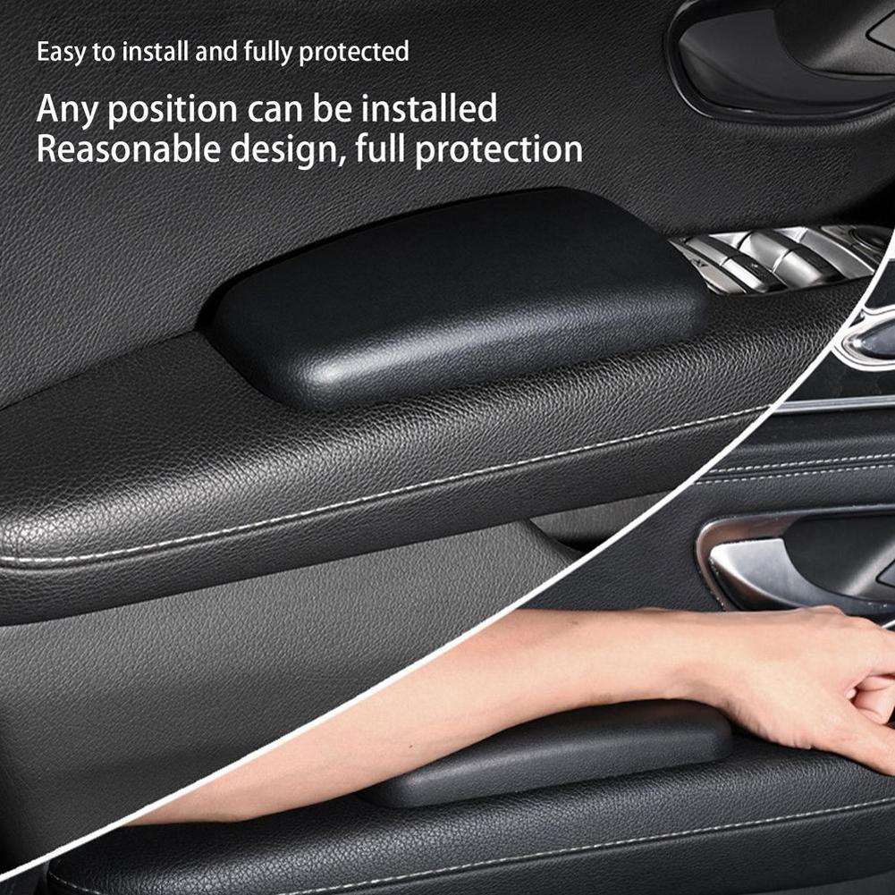 Soft Elbow Pad Pillow Comfortable Car Interior Pillow Cushion PU Car Knee Pad Cushion Center Console Knee Pillow Car Accessories
