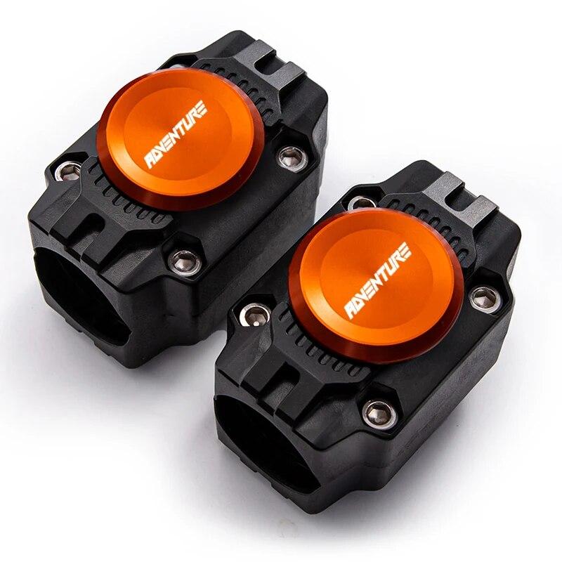 

Для KTM Adventure 390 790 990 1050 1090 1190 1290 Super Adventure Adv Защита двигателя мотоцикла Аксессуары для защиты бампера ADV two orange