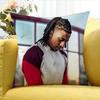 The King of Assists Michael Olise Various Sizes Square Pillow Case For Car Home Bedchamber Decor