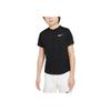 Nike Court Dri-FIT Victory Solid Logo Short Sleeve T-Shirt Kids Tops Black CV7565-010