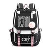 Nieuwe Cr7 Jeugd Mode Usb Rugzak Schoudertas Etui Kinderen'S Student Schooltas