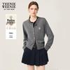 Women's Bear Letter Knitted Cardigan