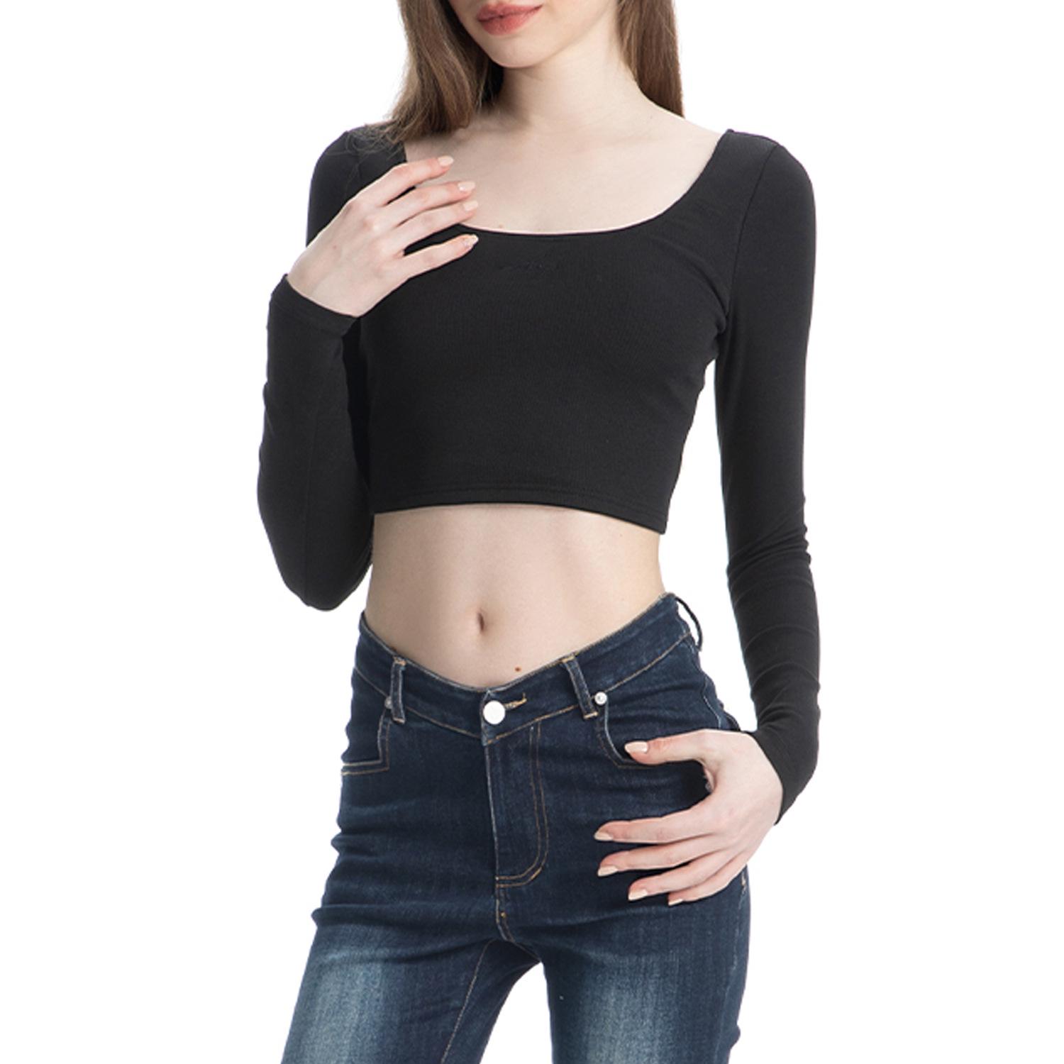 

Трансграничный топ для йоги с U-образным вырезом, регулируемой спинкой и грудными вкладышами для женщин XL