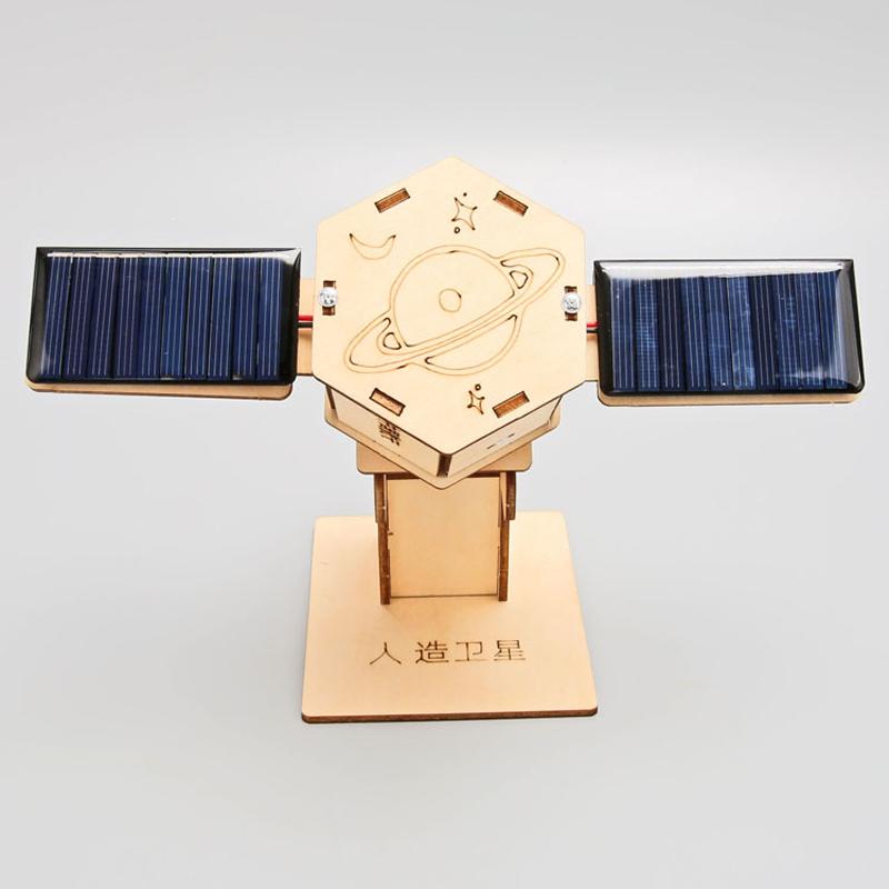 Creative DIY Technology Small Production Aviation Satellite Space Model Children's Educational Handmade Materials Assembly Toys
