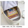 New Stylish Embroidered Backpack Korean Japanese Style Cute Casual School Bag for Girls Students Daily Commute Travel Bag