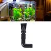 Rotatable Elbow Aquarium Pump Nozzle Duckbill Sprinkler Adjustable Nozzle Water Return Outlet Black Plastic