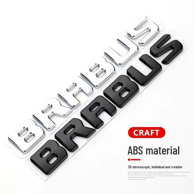 Mercedes-Benz BRABUS Auto Achterklep Embleem Letter Sticker